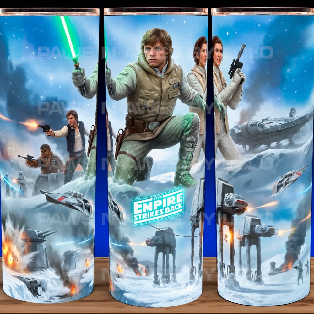 Star Wars Empire Strikes Back Battle on Hoth Cup Mug Tumbler 20oz